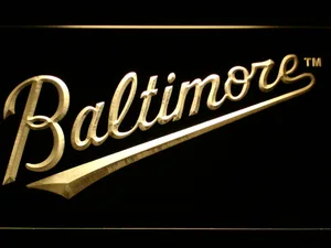 Baltimore Orioles 3 LED Neon Sign