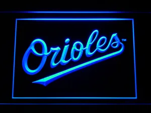 Baltimore Orioles 4 LED Neon Sign