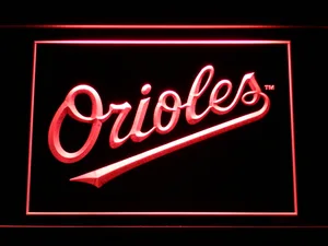 Baltimore Orioles 4 LED Neon Sign