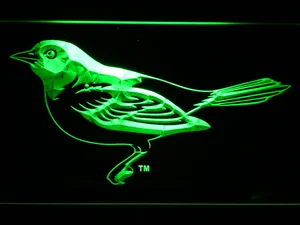 Baltimore Orioles 5 LED Neon Sign
