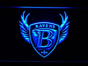 Baltimore Ravens 1996-1998 B LED Neon Sign - Legacy Edition