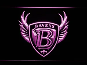 Baltimore Ravens 1996-1998 B LED Neon Sign - Legacy Edition