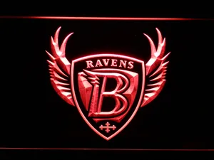 Baltimore Ravens 1996-1998 B LED Neon Sign - Legacy Edition