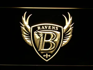 Baltimore Ravens 1996-1998 B LED Neon Sign - Legacy Edition