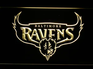 Baltimore Ravens 1996-1998 LED Neon Sign - Legacy Edition