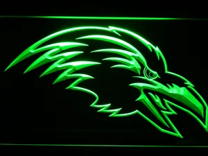 Baltimore Ravens 1996-1998 Raven Head LED Neon Sign - Legacy Edition