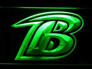 Baltimore Ravens B Logo LED Neon Sign