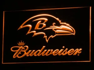 Baltimore Ravens Budweiser LED Neon Sign