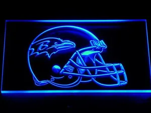 Baltimore Ravens Helmet LED Neon Sign