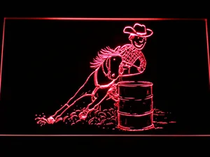 Barrel Racing 1 LED Neon Sign