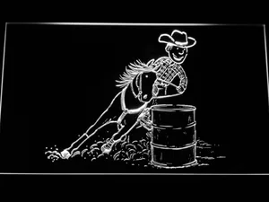 Barrel Racing 1 LED Neon Sign