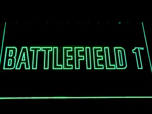 Battlefield 1 LED Neon Sign