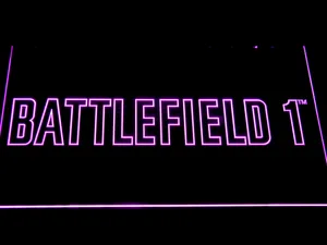 Battlefield 1 LED Neon Sign
