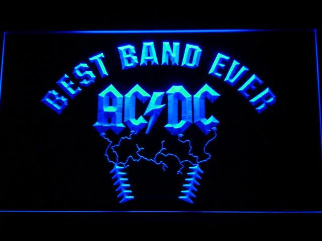 Best Band Ever AC/DC LED Neon Sign