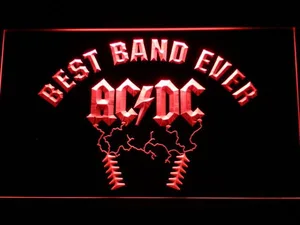 Best Band Ever AC/DC LED Neon Sign