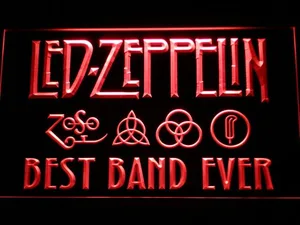Best Band Ever Led Zeppelin LED Neon Sign
