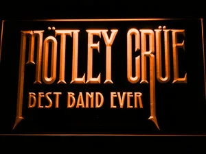 Best Band Ever Motley Crue LED Neon Sign