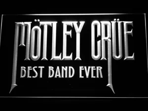 Best Band Ever Motley Crue LED Neon Sign