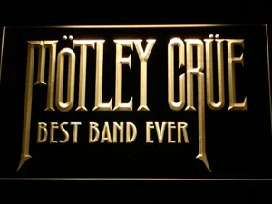 Best Band Ever Motley Crue LED Neon Sign