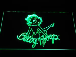 Betty Boop Back LED Neon Sign