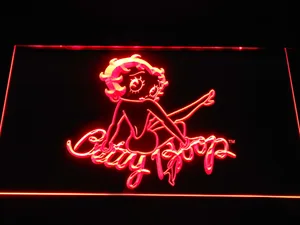 Betty Boop Back LED Neon Sign