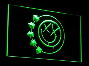 Blink 182 Smiley LED Neon Sign