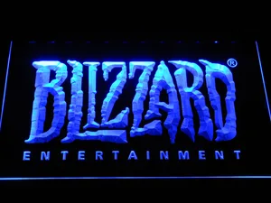 Blizzard Entertainment LED Neon Sign