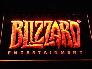 Blizzard Entertainment LED Neon Sign