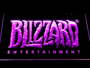 Blizzard Entertainment LED Neon Sign