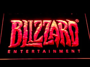 Blizzard Entertainment LED Neon Sign