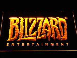 Blizzard Entertainment LED Neon Sign