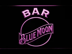 Blue Moon Bar LED Neon Sign