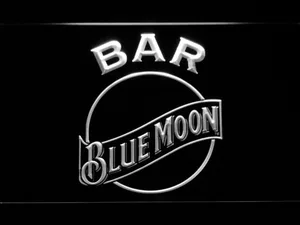 Blue Moon Bar LED Neon Sign