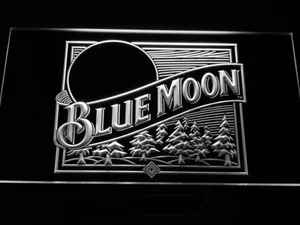 Blue Moon Old Logo LED Neon Sign