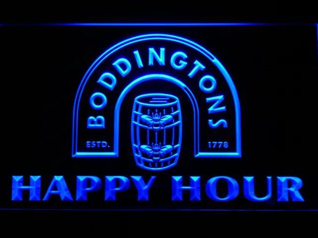 Boddingtons Happy Hour LED Neon Sign