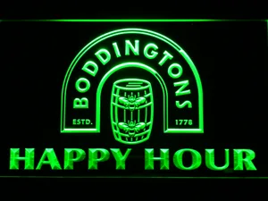 Boddingtons Happy Hour LED Neon Sign