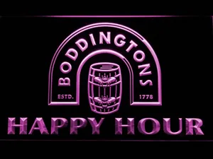Boddingtons Happy Hour LED Neon Sign