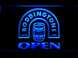 Boddingtons Open LED Neon Sign
