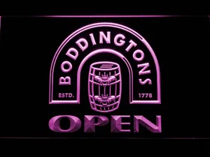 Boddingtons Open LED Neon Sign