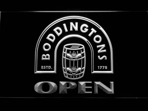 Boddingtons Open LED Neon Sign