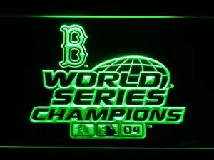 Boston Red Sox 2004 Champion Logo LED Neon Sign - Legacy Edition