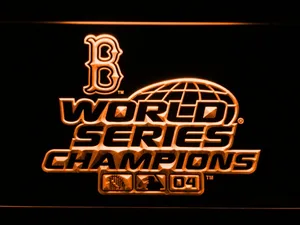 Boston Red Sox 2004 Champion Logo LED Neon Sign - Legacy Edition