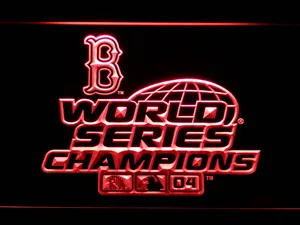 Boston Red Sox 2004 Champion Logo LED Neon Sign - Legacy Edition