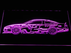 Brad Keselowski Race Car LED Neon Sign