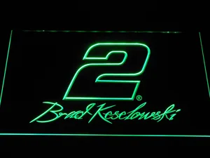 Brad Keselowski Signature 2 LED Neon Sign