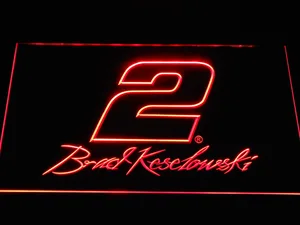 Brad Keselowski Signature 2 LED Neon Sign