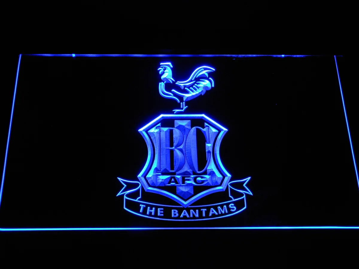 Bradford City AFC Crest LED Neon Sign