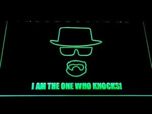 Breaking Bad Bryan Cranston Knocks LED Neon Sign