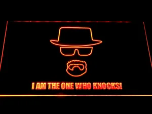 Breaking Bad Bryan Cranston Knocks LED Neon Sign