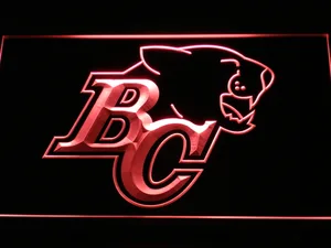 British Columbia Lions BC Logo LED Neon Sign - Legacy Edition
